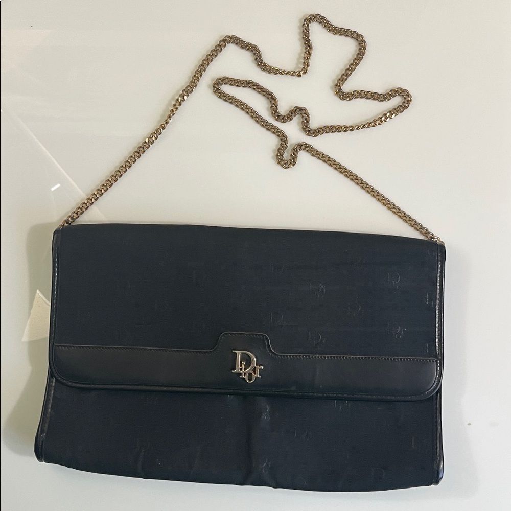Dior Vintage Black Crossbody Bag